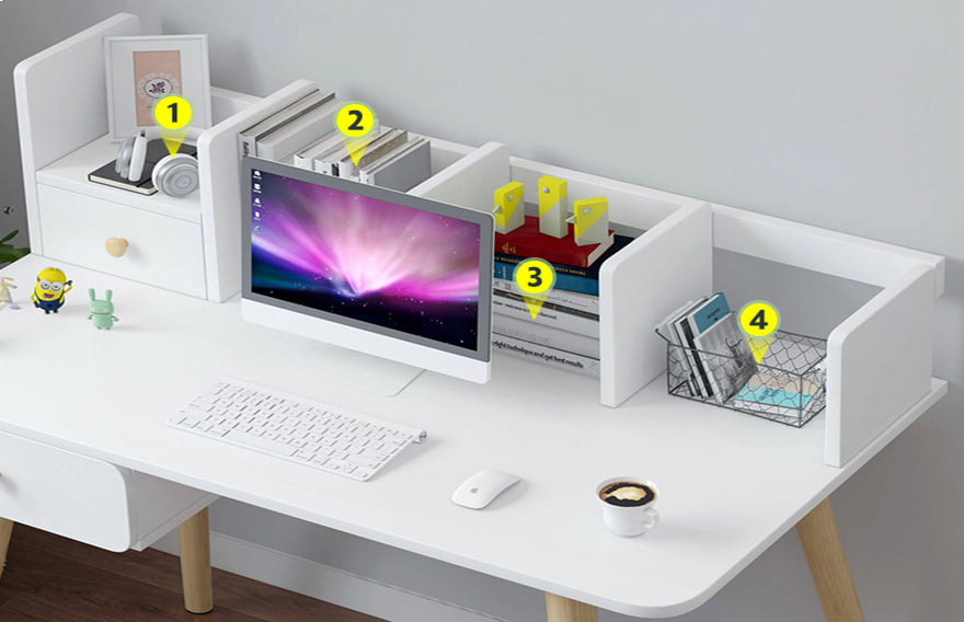 Bàn làm việc hiện đại kích thước nhỏ gọn