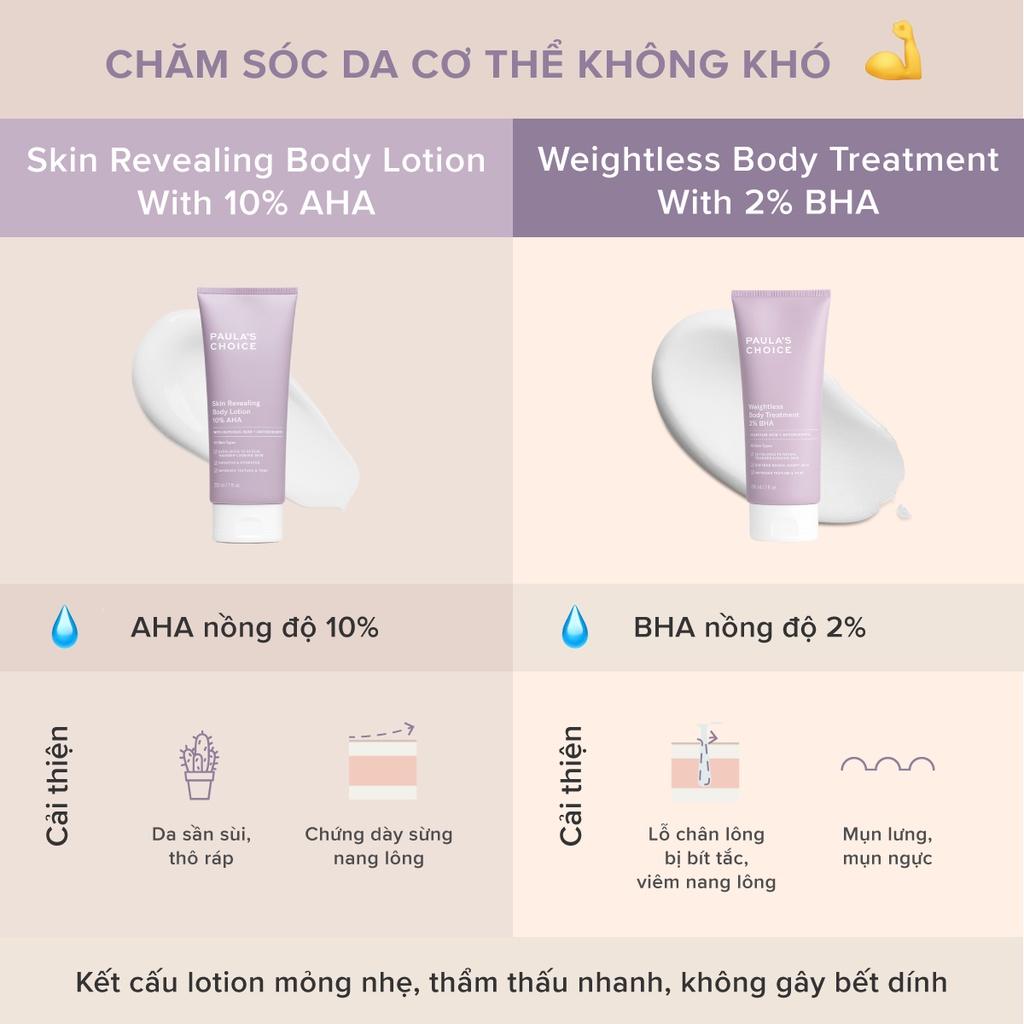 Kem Dưỡng Thể AHA Sáng Da Cải Thiện Dày Sừng Nang Lông Skin Revealing Body Lotion 10% AHA 210ml Mã 5900