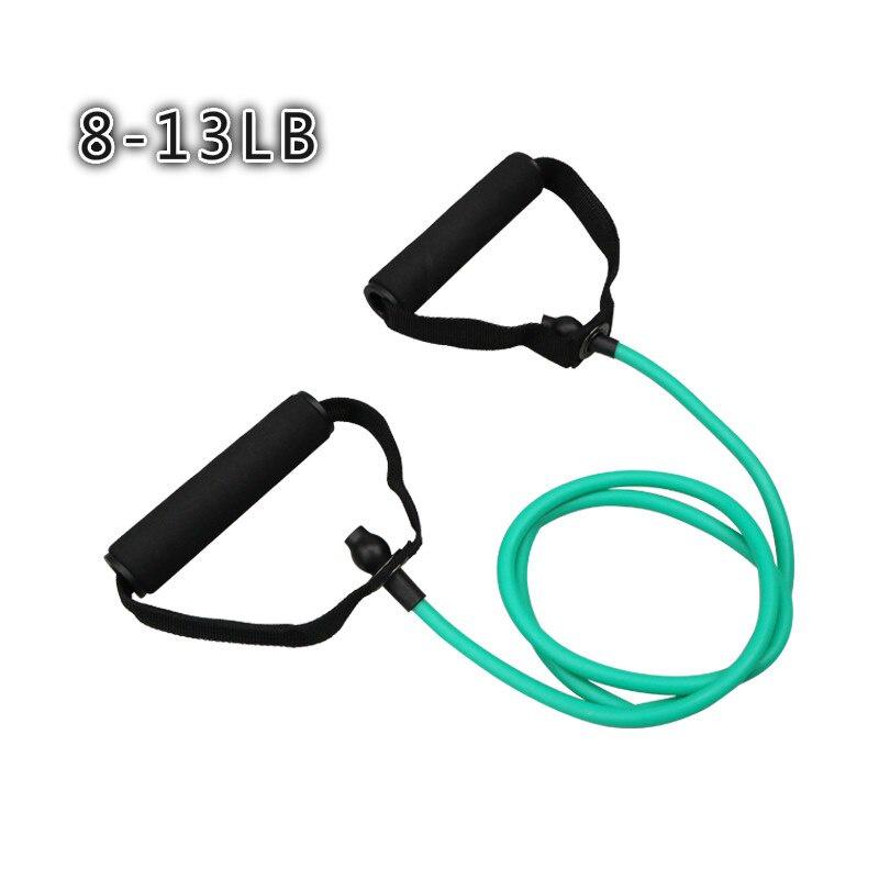 5 Levels Resistance Bands with Handles Yoga Pull Rope Elastic Fitness Exercise Tube Band for Home Workouts Strength Training