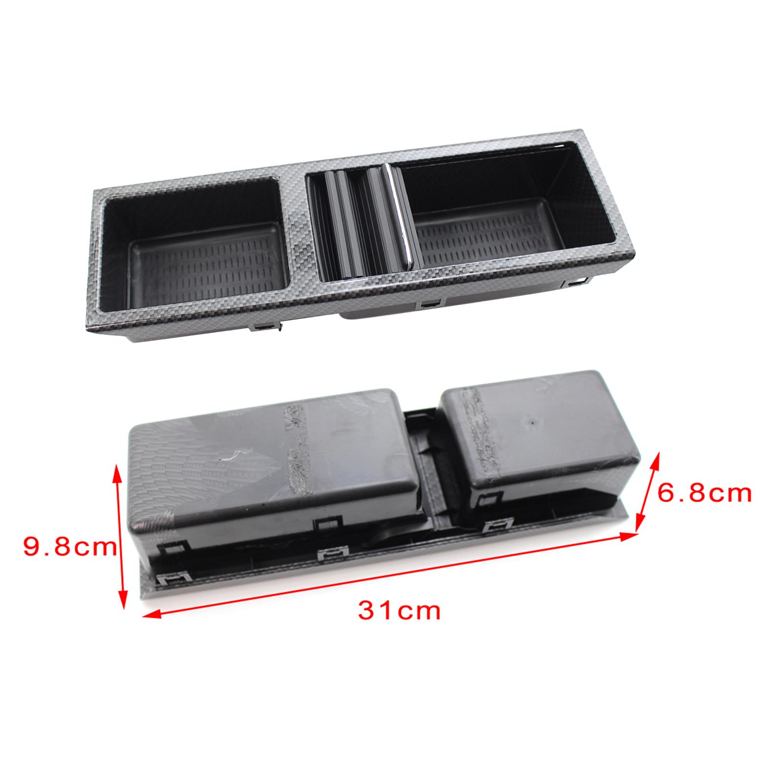 Car Carbon Fiber Cup Holder Box for BMW E46 3 Series 1998-2005 51168217953