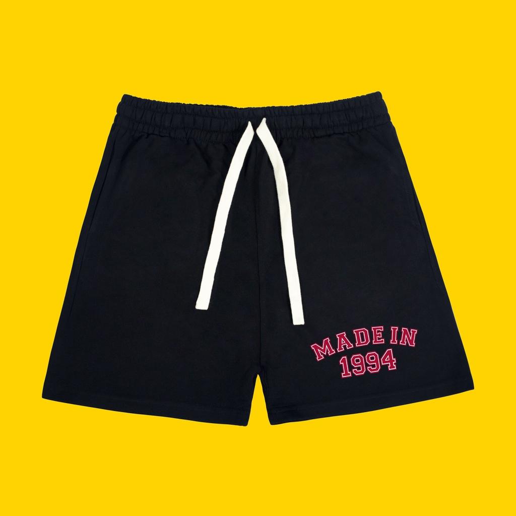 Quần short 1994 nỉ da cá Hogoto shop , quần short unisex nam nữ chất liệu cotton