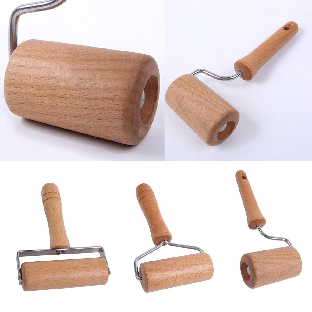 High Quality Wooden Rolling Pin Hand Pastry Dough Roller Mold Kitchen Tool A