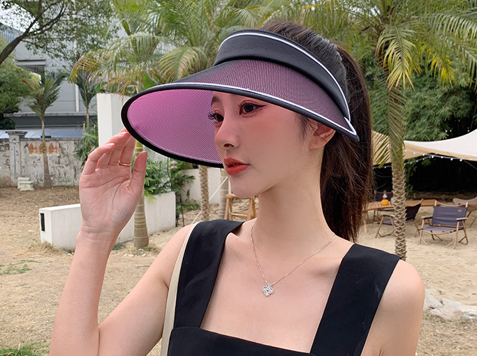 Mũ rộng vành chống nắng chống uv nửa đầu cao cấp, nón nửa đầu nữ