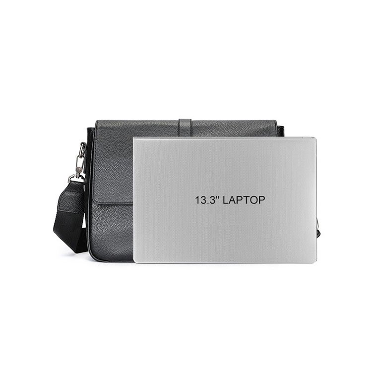 Túi đeo chéo nam  vừa laptop 13.3inch BHM6134 chuẩn da bò thật