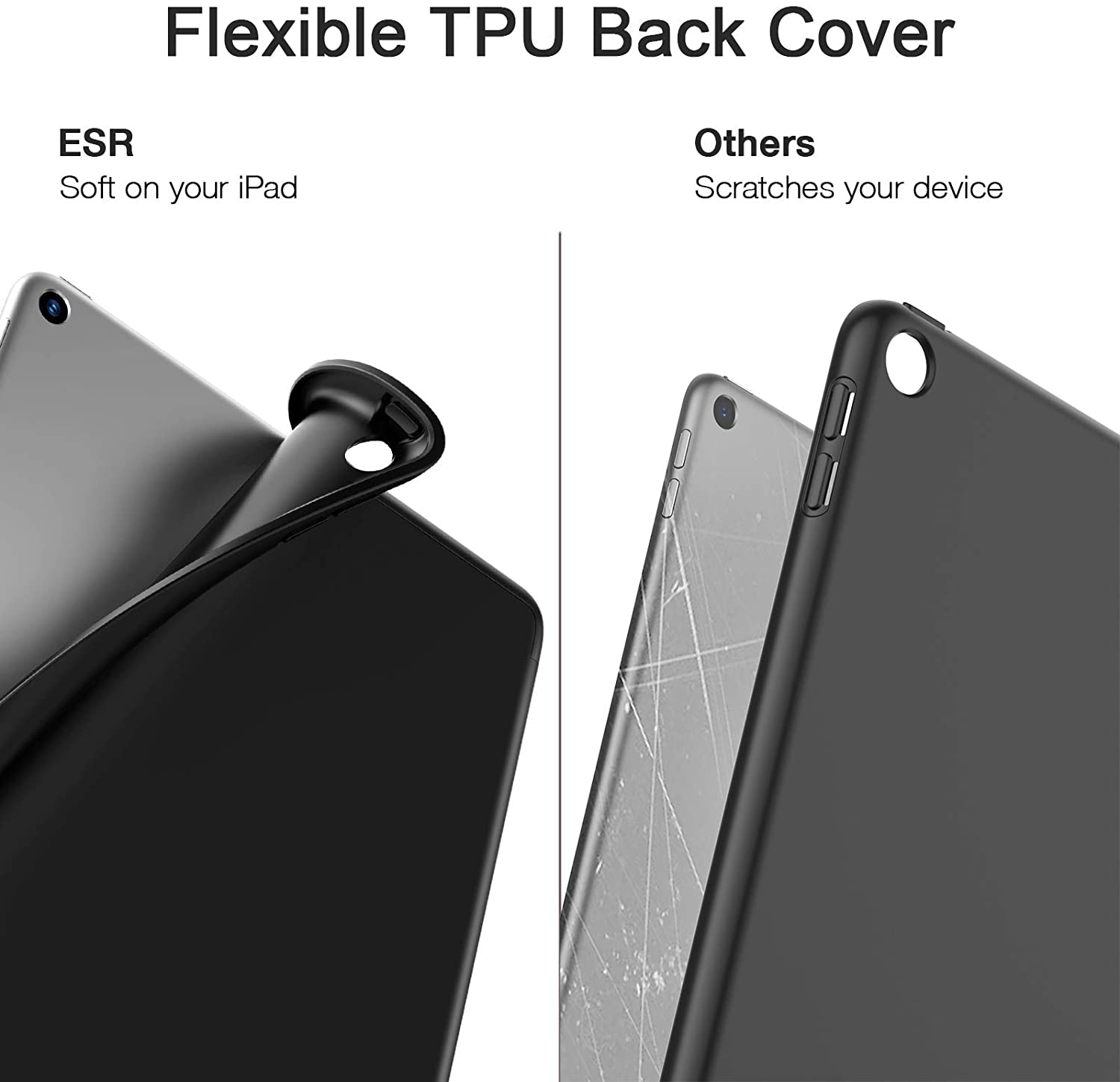 Bao da cho iPad Gen 8 10.2 2020 ESR Rebound Pencil Slim Smart Case - Hàng Nhập Khẩu