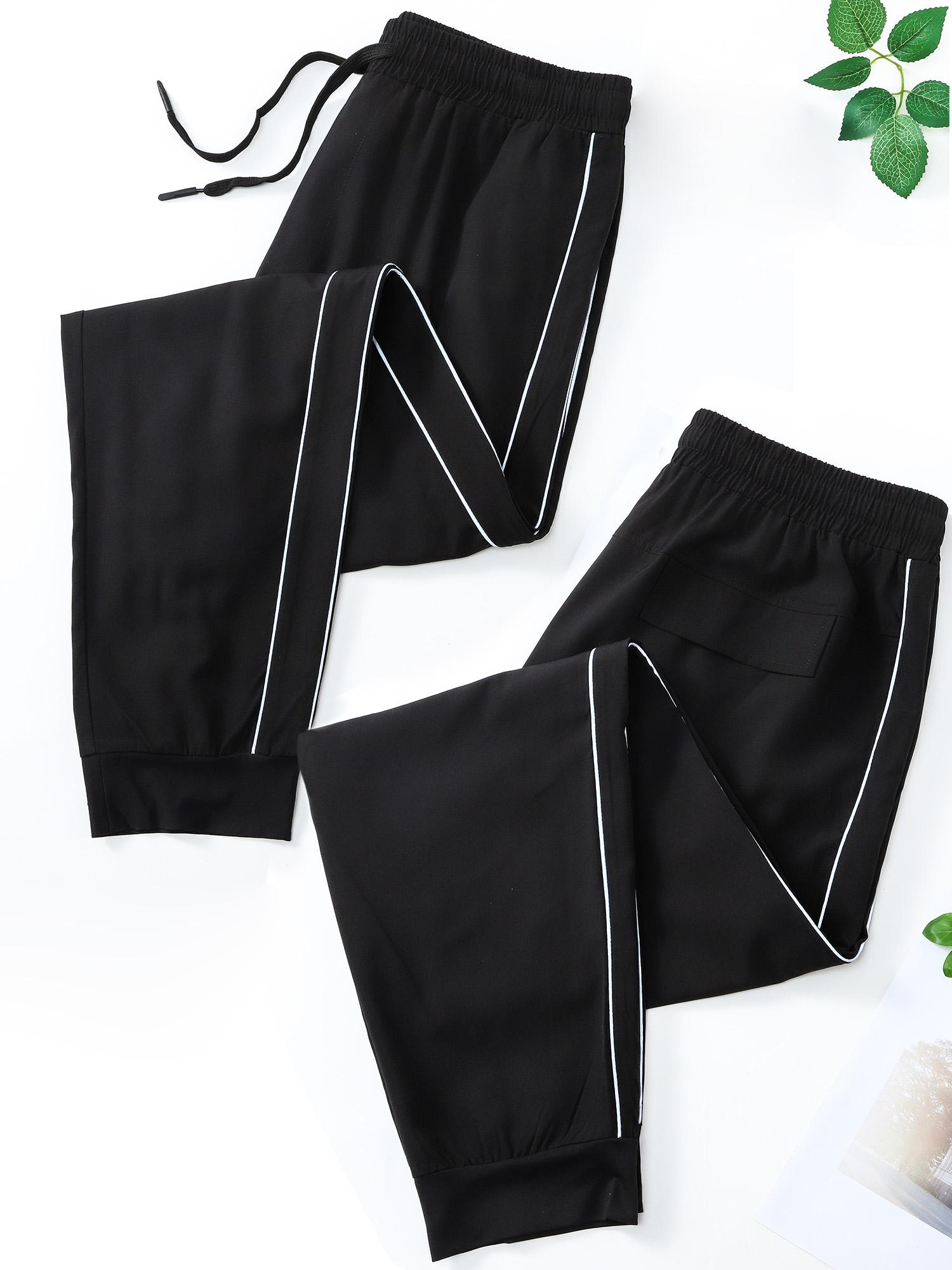Quần Jogger Nam Quần thể thao có túi có dây phản quang Chạy bộ tập thể thao Người chạy bộ thể thao