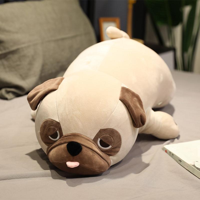 Miễn Phí Vận Chuyển Sang Trọng Pug Đồ Chơi Nhồi Bông Sang Trọng Động Vật Shar Pei Mềm Búp Bê Chó Sang Trọng Đồ Chơi Gối Trẻ Em Đồ Chơi Quà Tặng Sinh Nhật dành Cho Người Bạn