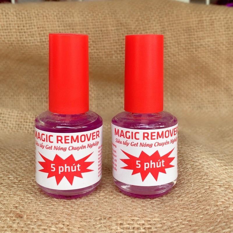 phá gel Magic remover chai đỏ