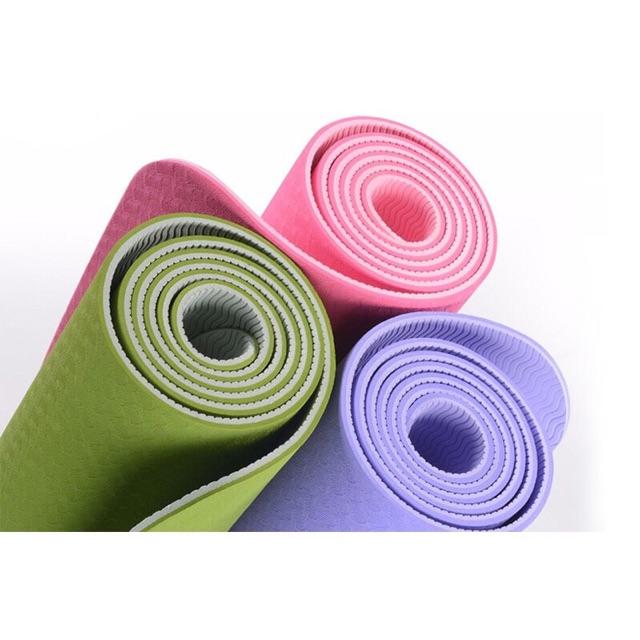 THẢM YOGA ️️ THẢM YOGA 2 LỚP ECO - CHỌN MẪU