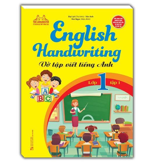 Sách - English Handwriting - Vở tập viết tiếng anh lớp 1 tập 1