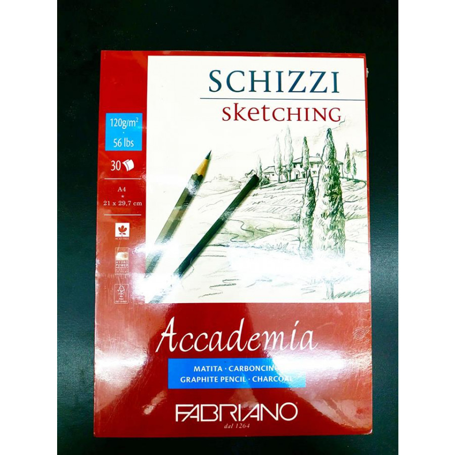 Sổ vẽ Fabriano A4 gáy dán 120gsm