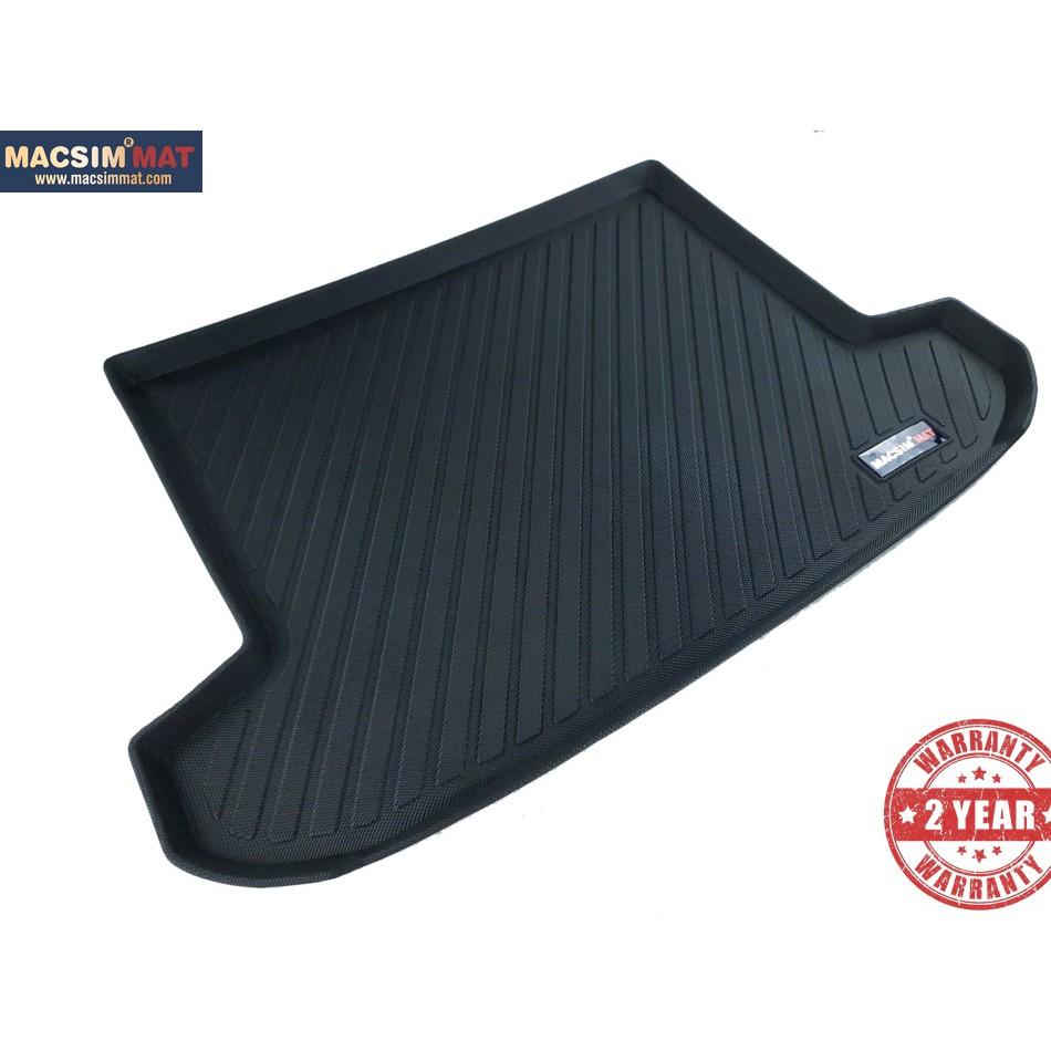 Thảm lót cốp xe ô tô Hyundai Tucson 2015- đến nay nhãn hiệu Macsim chất liệu TPV cao cấp màu đen