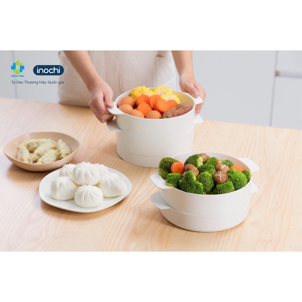 Khay/Xửng/Vỉ/Chõ Hấp nhựa inochi đa năng Hấp Bánh, Bánh Bao, Đồ Ăn 2-3-4 tầng chịu nhiệt tốt an toàn không độc hại