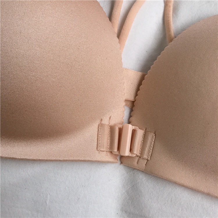 Áo Ngực Đúc Bàn Tay Cổ Chữ V Xẻ Sâu Có Nút Cài Trước Quyến Rũ Cho Nữ