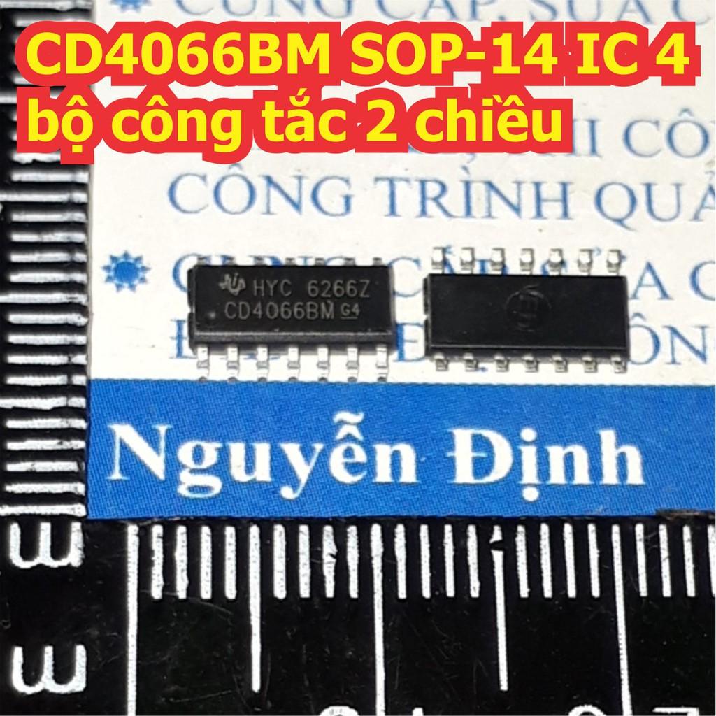 CD4066BM 4066 SOP-14 IC 4 bộ công tắc 2 chiều (5 con) KDE1411