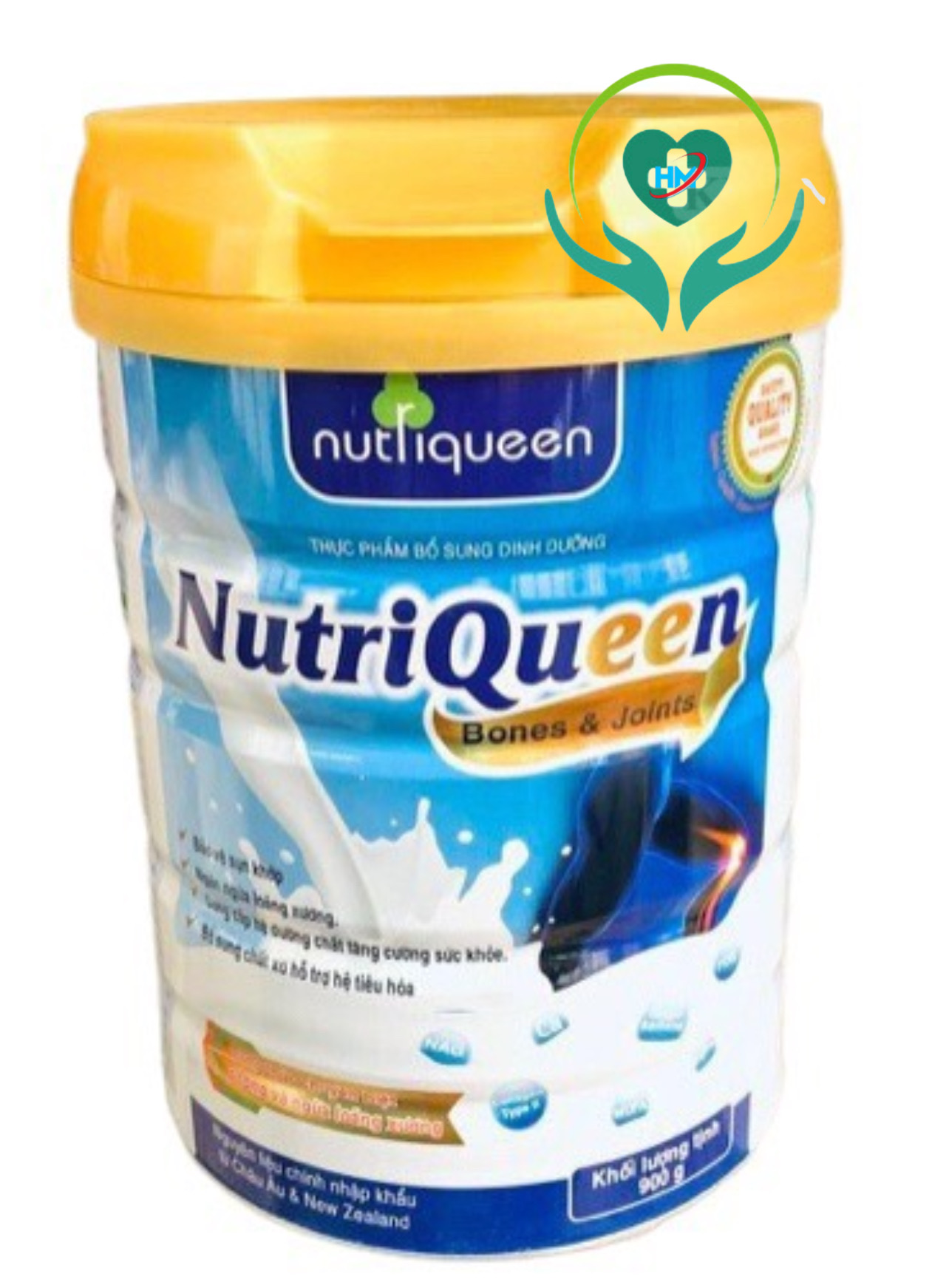 Sữa Bột xương khớp NUTRIQUEEN BONES & JOINTS (Nguyên Liệu Nhập Khẩu Từ Châu Âu và New Zealand ) Lon 900g