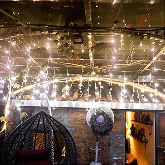 5M 216 LED String Fairy Lights Icicle Lights for Outdoor Xmas party