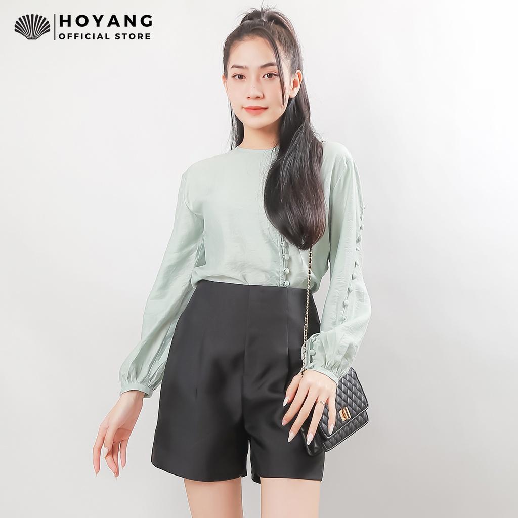 Áo Tay Dài Cài Nút Xinh Xịn Mịn HOYANG AHY47