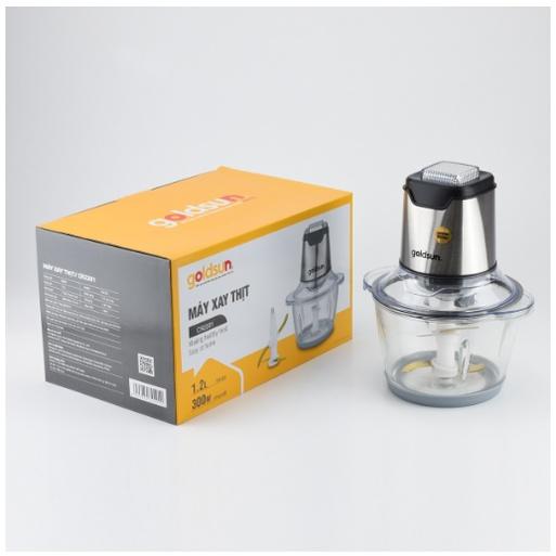 Máy xay thịt Goldsun CR2201, 450W, 1.2L, Cối thủy tinh- Hàng chính hãng