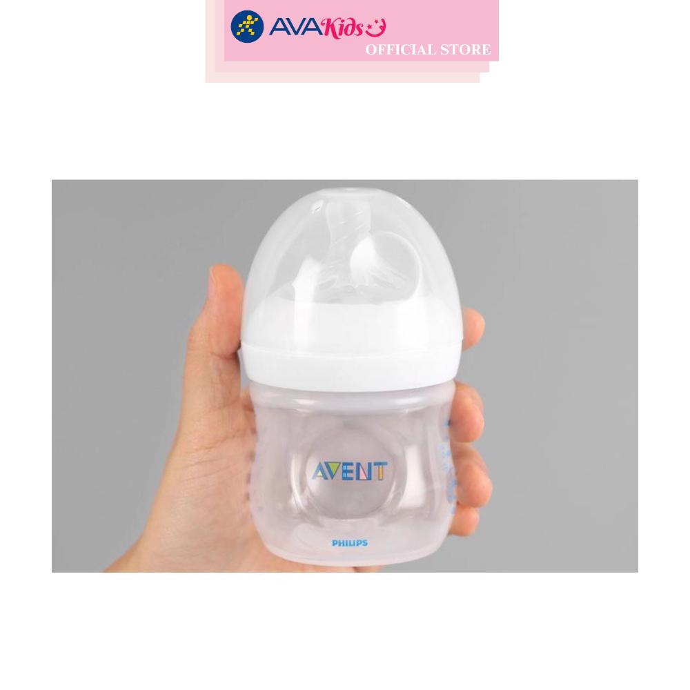 Combo 2 bình sữa nhựa PP Philips Avent SCF690/23 cổ rộng 125 ml (0 - 1 tháng)