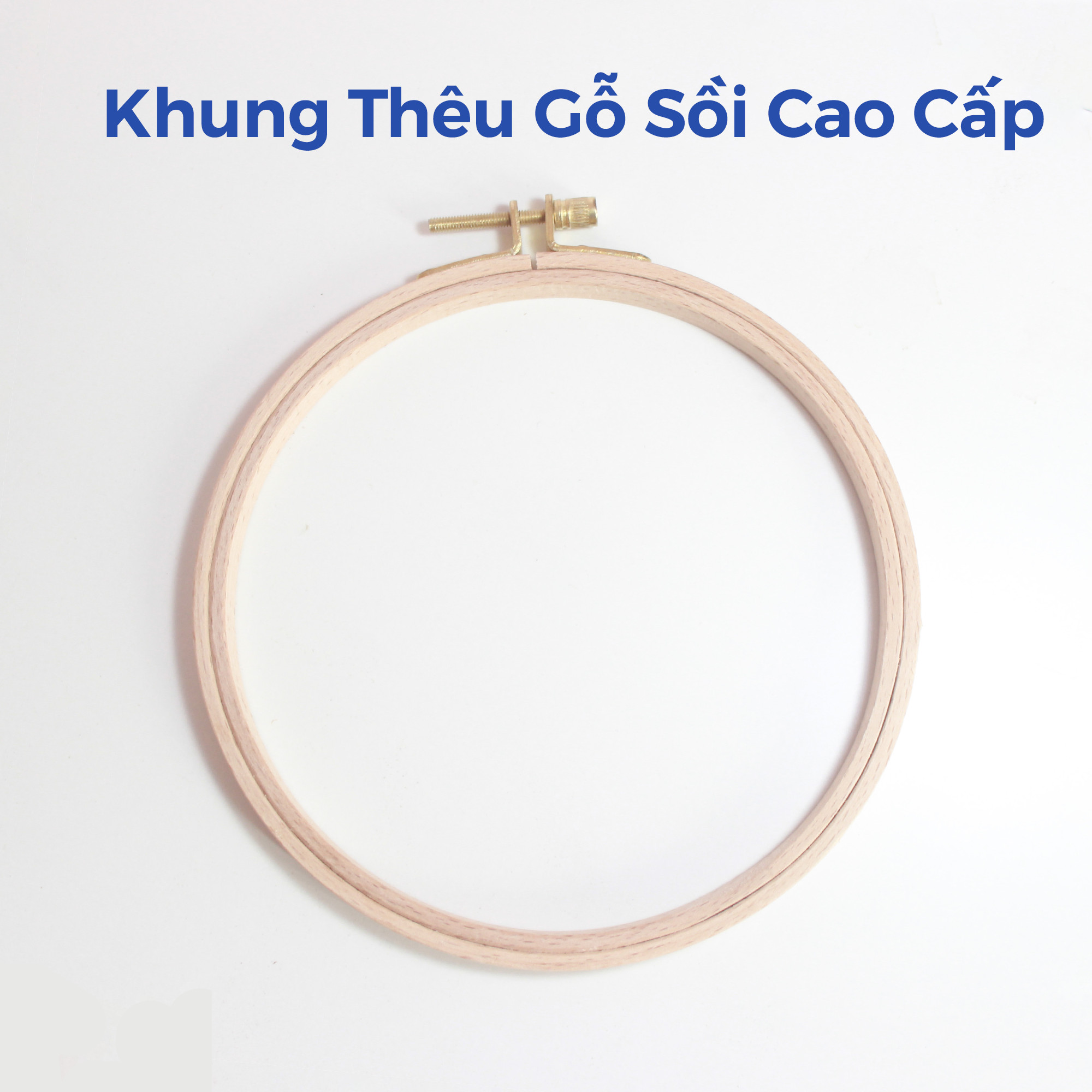 Khung Thêu Tay Gỗ Sồi Cao Cấp Nhiều Kích Thước