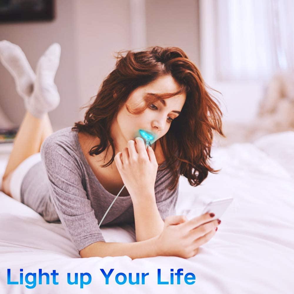Đèn LED làm trắng răng 16x, kết nối với /Android/USB để sử dụng tại nhà