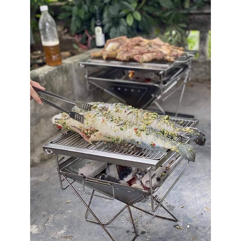 Bếp nướng than BBQ ngoài trời