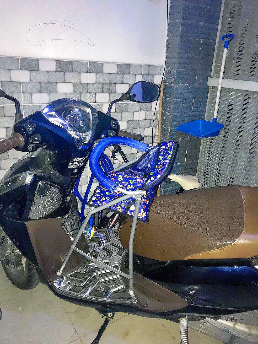 Ghế ngồi xe máy Lead, Scr , Acruzo , Shark, GHẾ GA XẾP SẮT SƠN TĨNH ĐIỆN