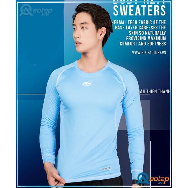Áo Body Lót Giữ Nhiệt Thun Thể Thao Cao Cấp – Xanh Thiên Thanh