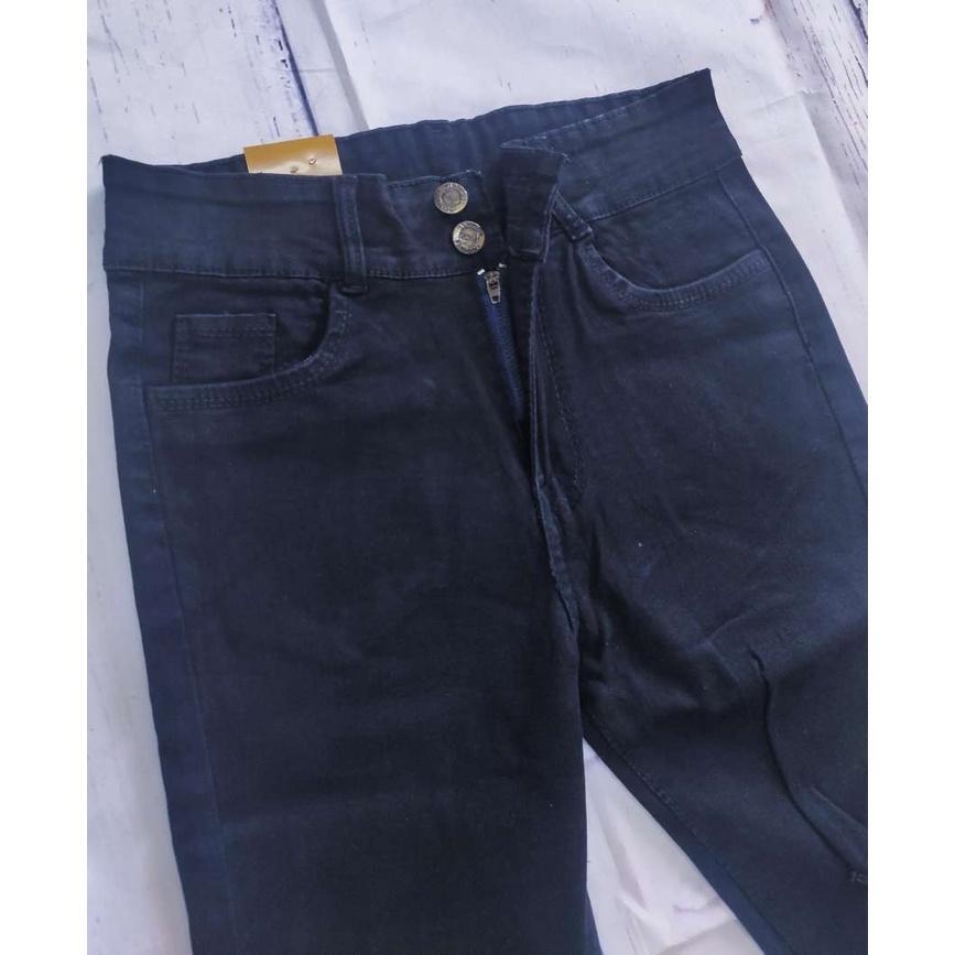 Quần Jeans Nữ Co Giãn Cạp Cao Kiểu Rách Cào/Ảnh thật