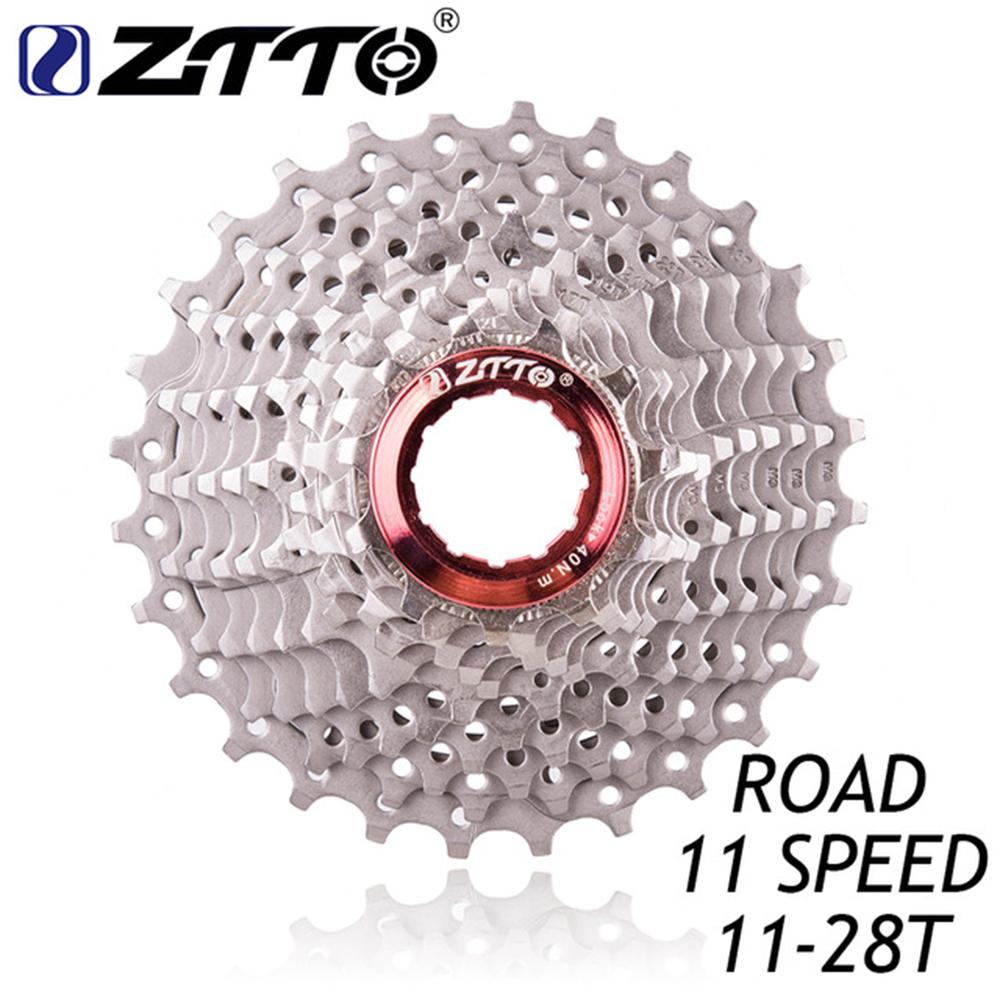 Bánh răng nhông xích xe đạp ZTTO bằng thép cường độ cao với lớp mạ niken bền,11 tốc độ 11 - 28T cassette
