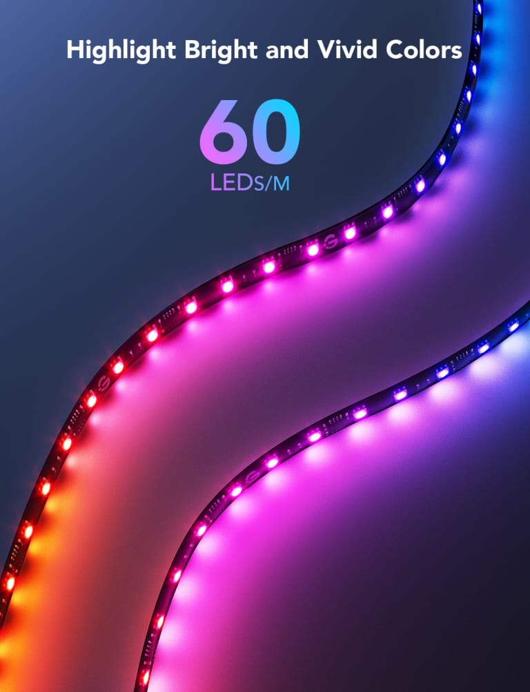 Dây đèn LED trang trí hỗ trợ trải nghiệm chơi game Govee Gaming Light Strip G1 H6609 | 27″- 34″ PCs