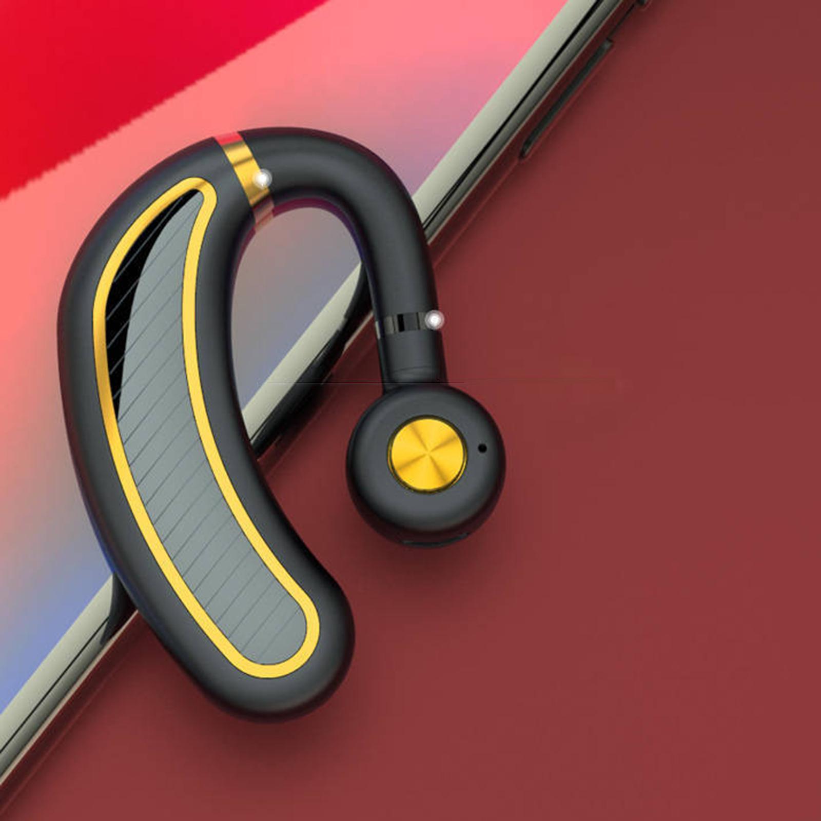 Bluetooth Earpiece Earphones Hands-Free Noise Reduction for Phones Driving