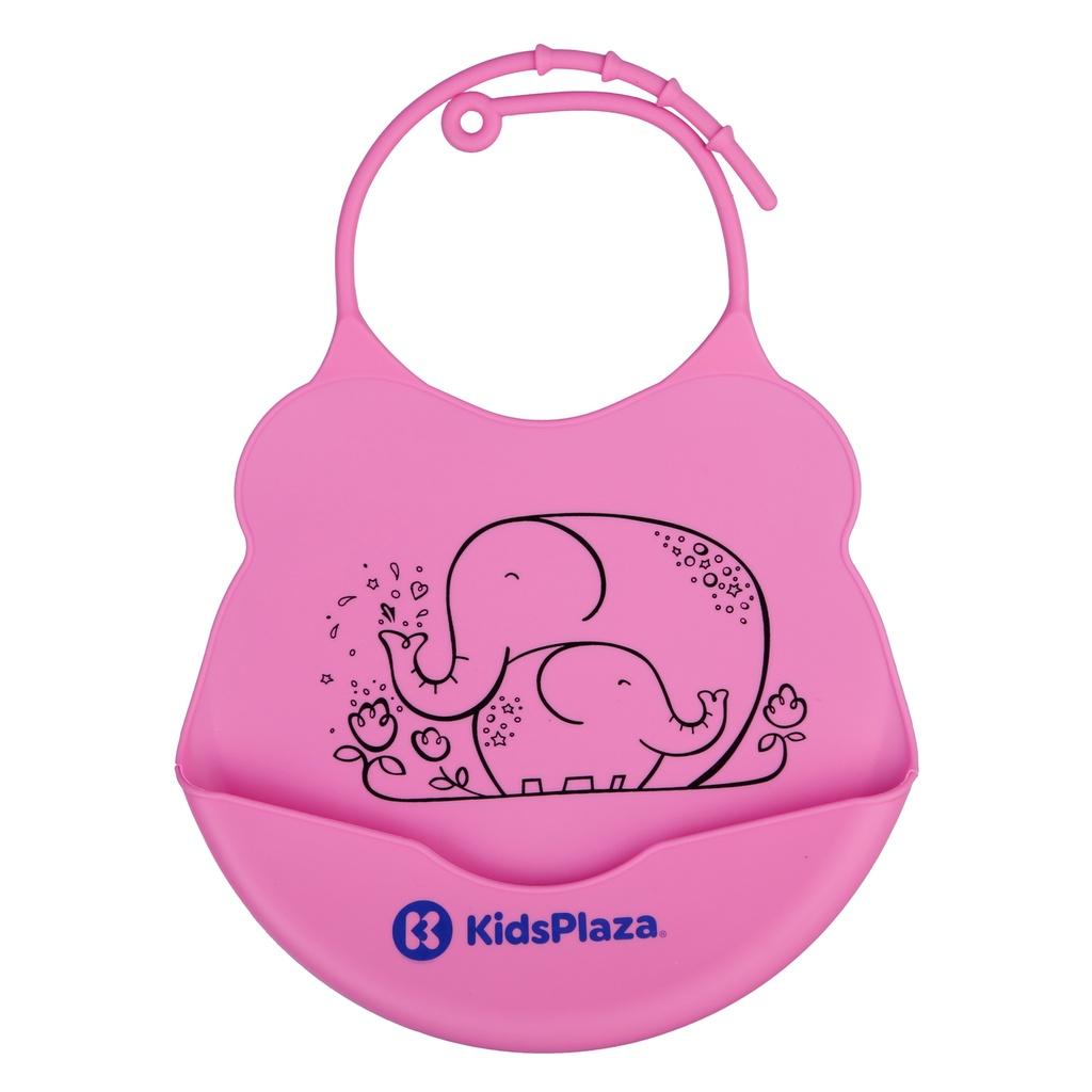 Yếm ăn silicon cho bé Kids Plaza BIB006 (Nhiều mẫu