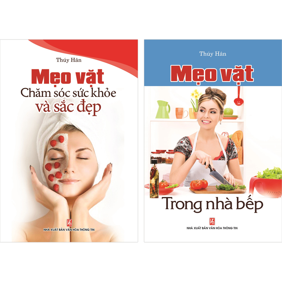 Combo 2 cuốn Mẹo Vặt Chăm Sóc Sức Khỏe Và Sắc Đẹp. Mẹo Vặt Trong Nhà Bếp.