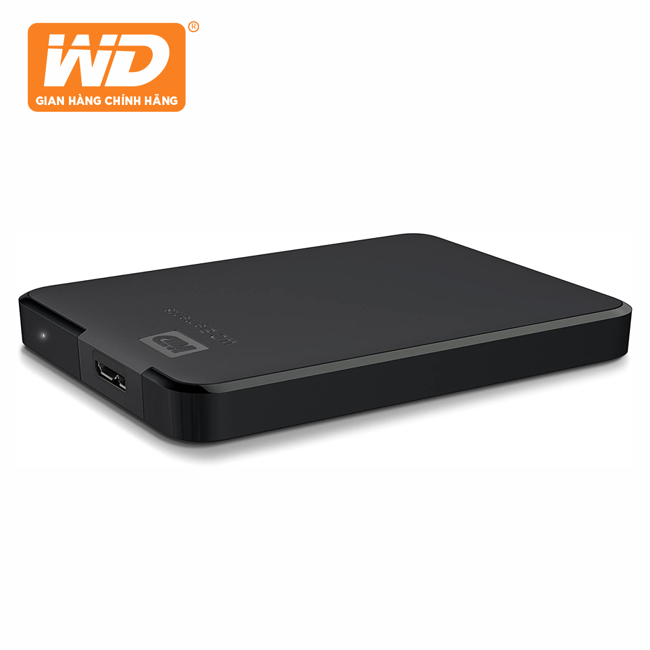 Ổ Cứng Di Động WD Elements Portable 750GB 2.5 USB 3.0 - WDBUZG7500ABK-WESN - Hàng Chính Hãng