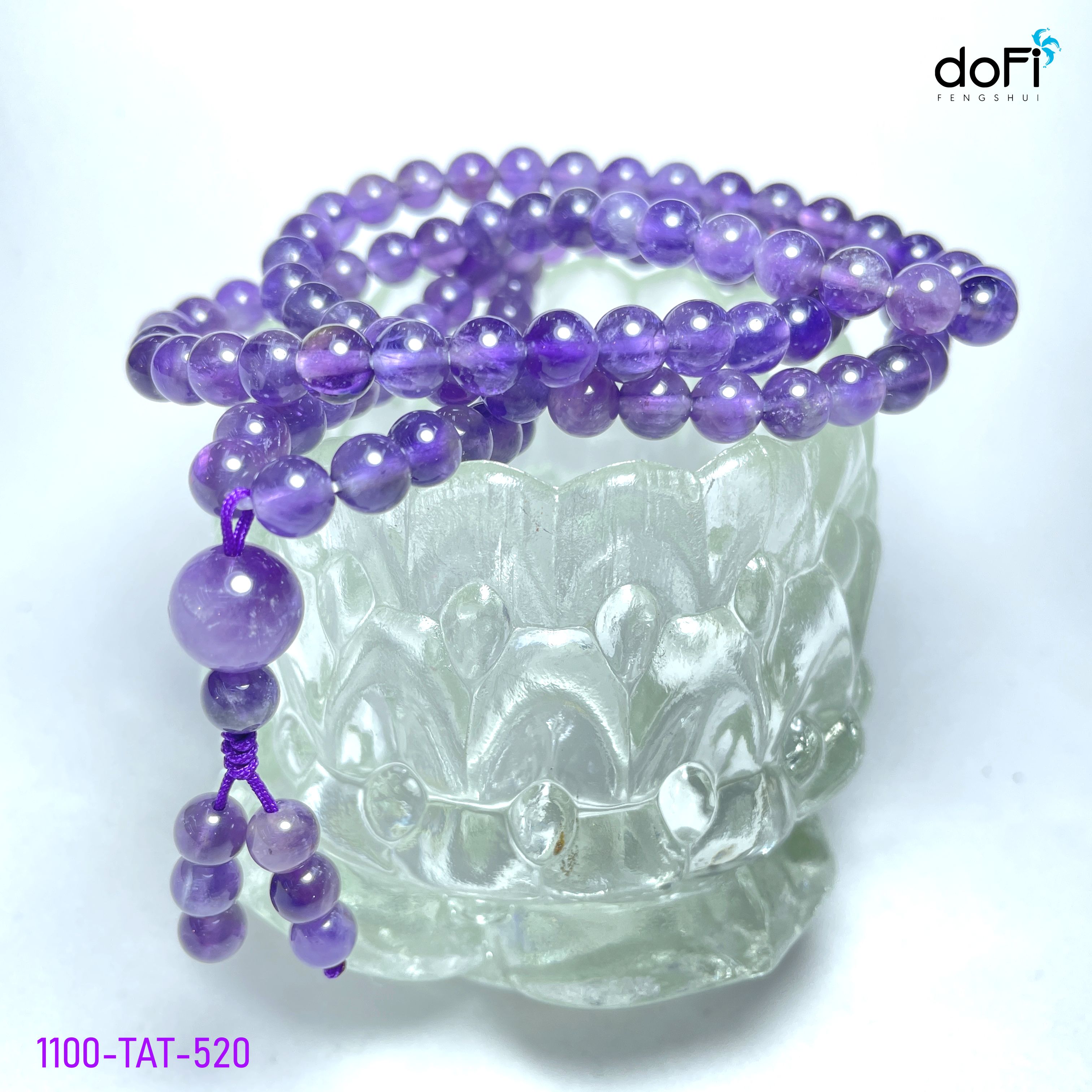 TRÀNG HẠT THẠCH ANH TÍM 6 LI