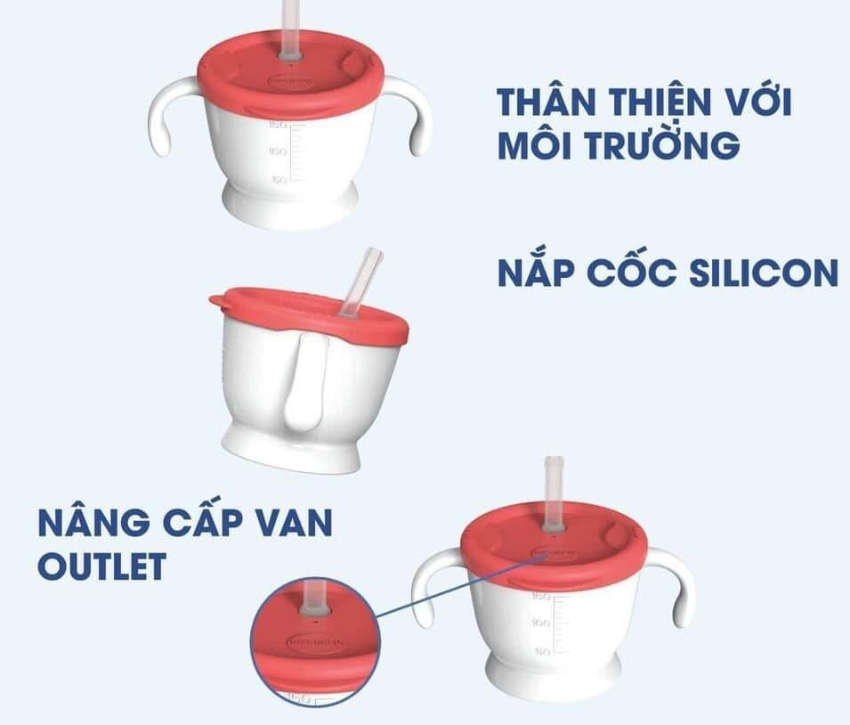 Cốc tập uống 3 giai đoạn cho trẻ