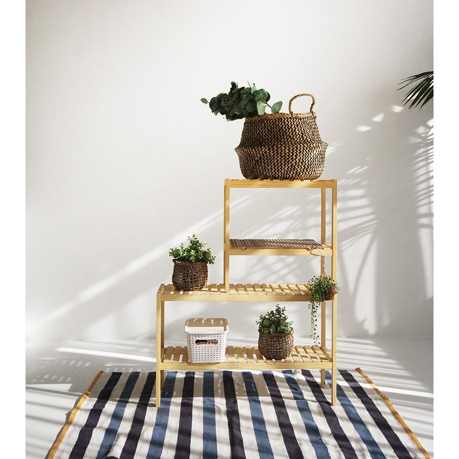 Kệ gỗ để giày/ decor đa năng 3 tầng 800cm