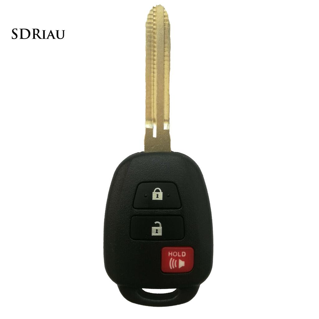 Vỏ Bọc Chìa Khóa Chống Trầy 3 Nút Bấm Cho Xe Toyota