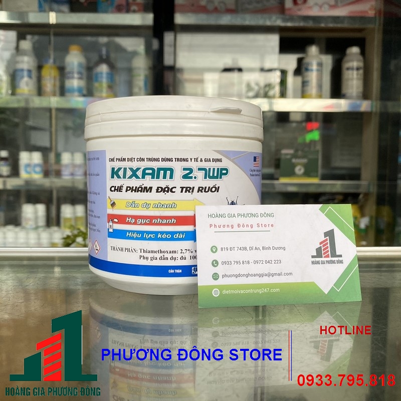 Thuốc diệt ruồi dạng bả Kixam 2.7WP- 400g