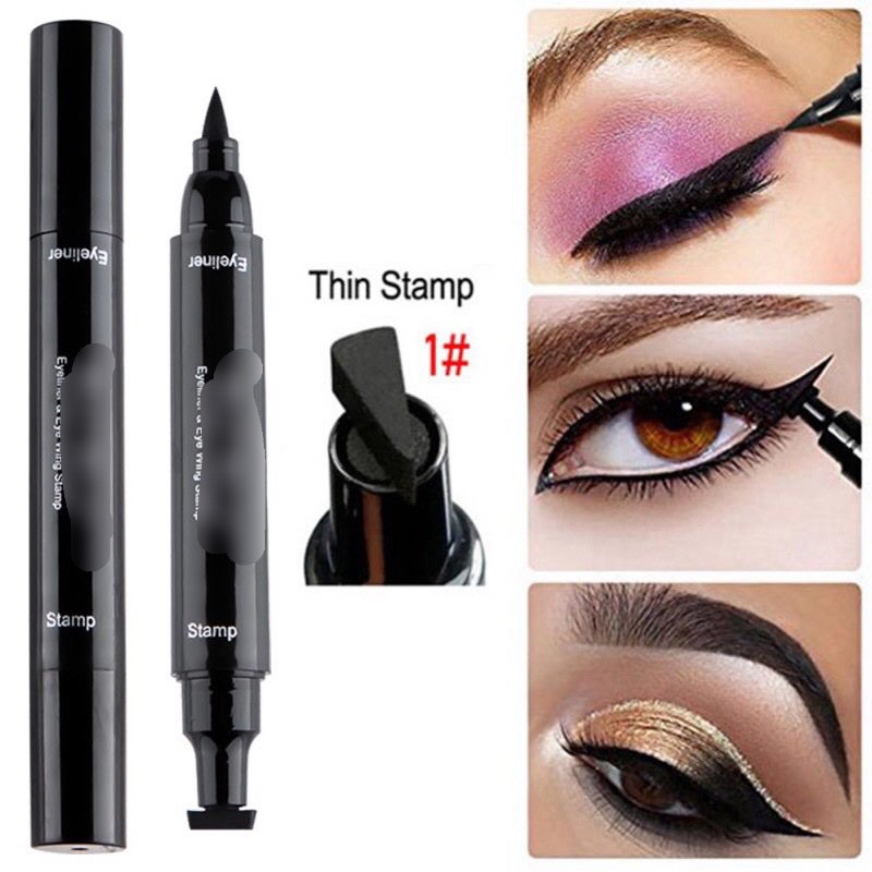 Dụng cụ trang điểm cho đôi mắt , bút kẻ mắt 2 đầu , chống thấm nước  cho bạn gái xinh đẹp mỗi ngày