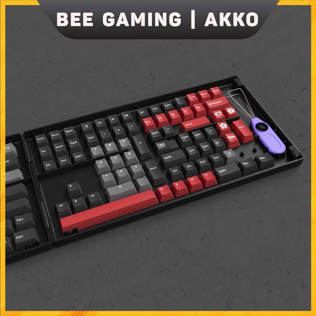 Bộ keycap chính hãng AKKO - Psittacus (PBT Double Shot / Cherry Profile / 157 nút)