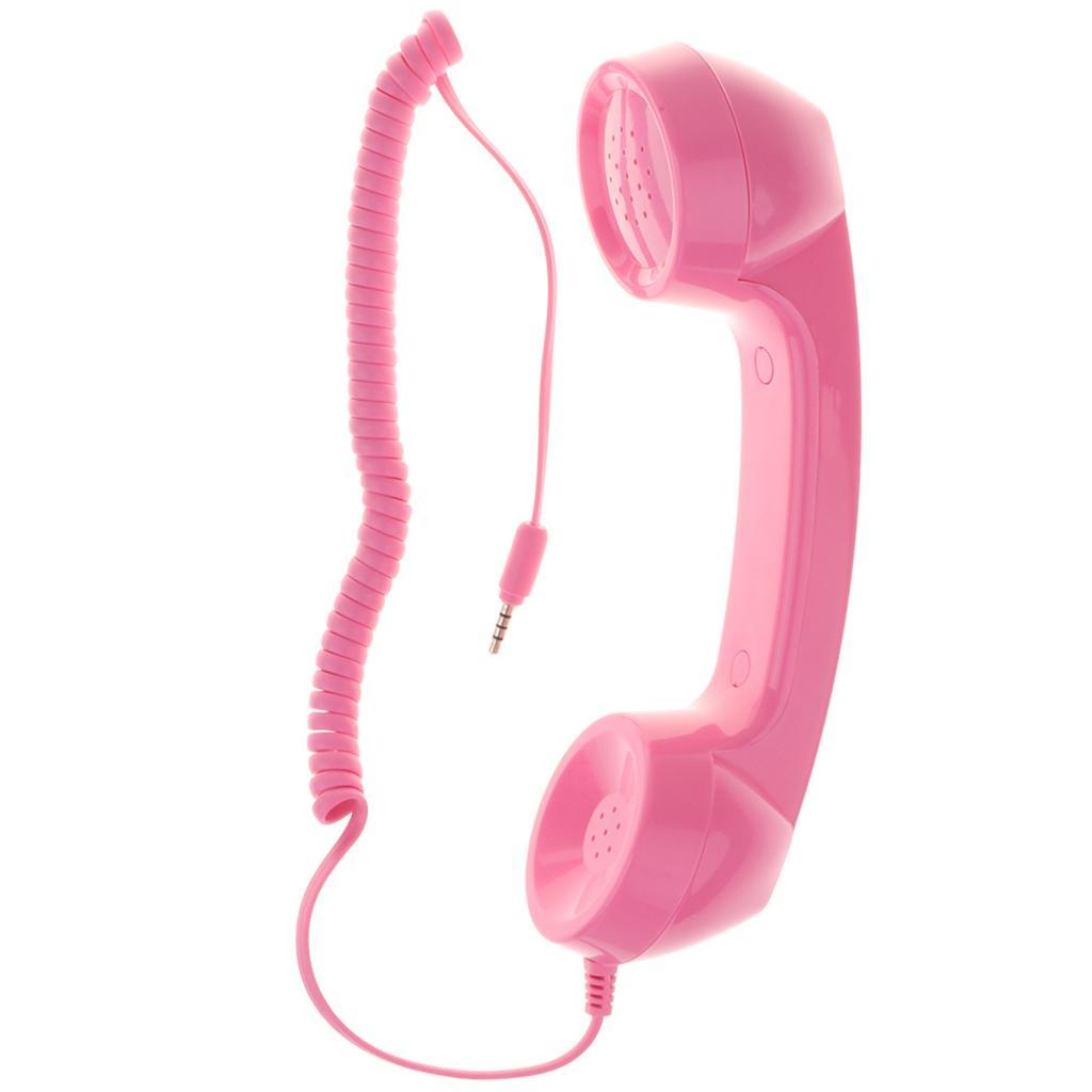 2x 3.5mm Mic Telephone Handset Phone Classic Receiver