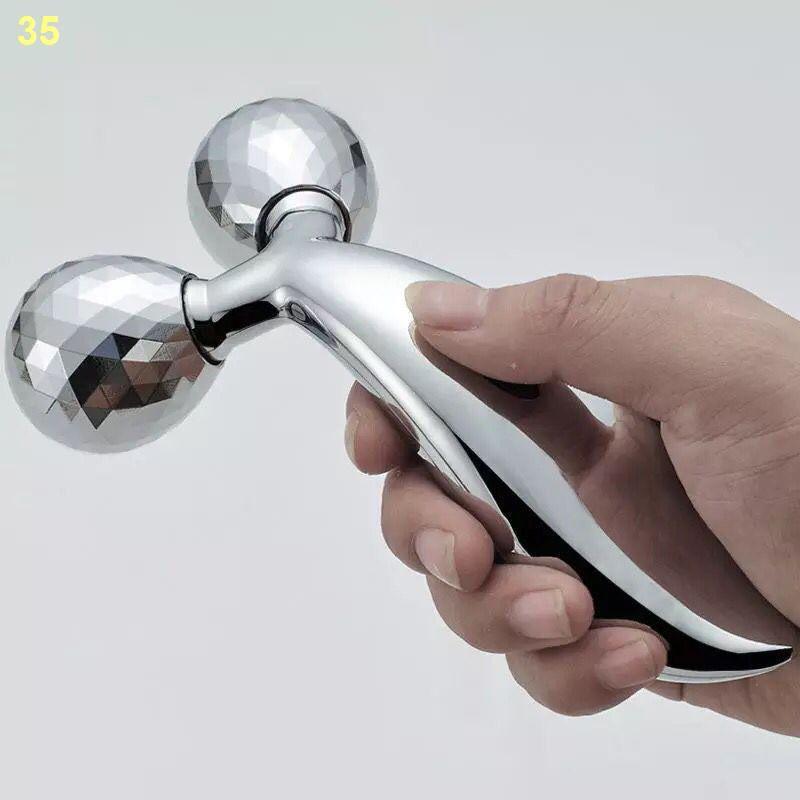 Lăn Mặt Massage 3D Cầm Tay - Cây Lăn Mặt Kim Cương Hàn Quốc Giúp Nâng Cơ Mặt Hiệu Quả -- Hàng Chất Lượng KST