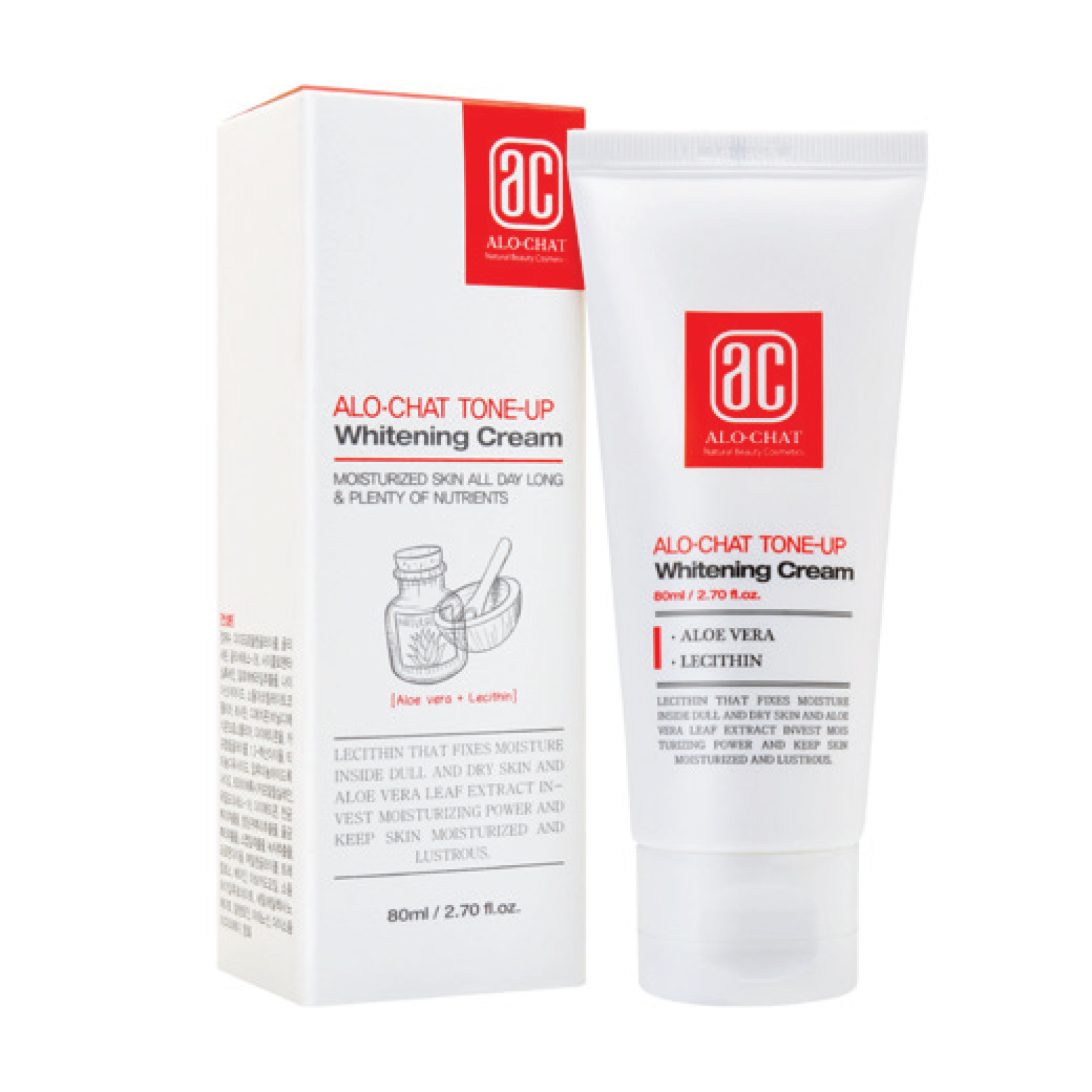 BIDAMEUN - Kem dưỡng trắng da &amp; nâng tông tức thì - 80ml