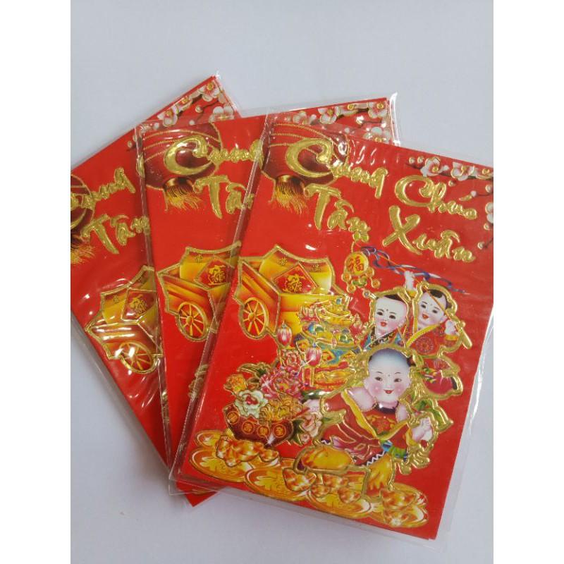 Bao lì xì tết ( túi 6 bao lì xì đẹp giá rẻ)