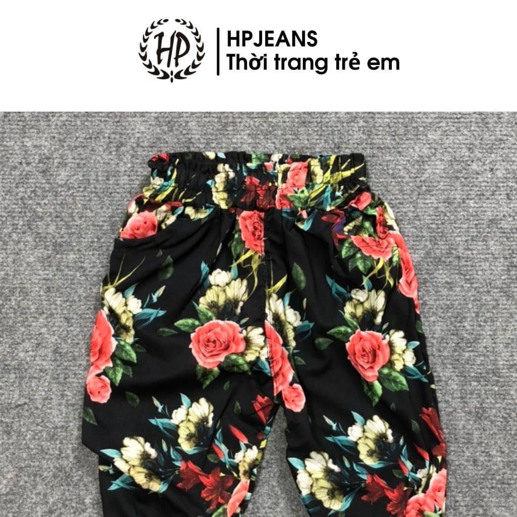 Quần Alibaba Bé Gái HPJEANSLUA HẬU BÙI QATE Quần Chống Muỗi Cho Bé HP Jeans Chất Liệu Lụa Cho Bé Từ 1 Đến 6 Tuổi