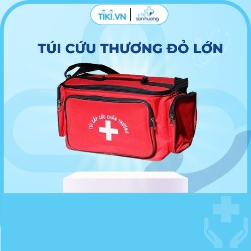 Túi cứu thương Đỏ lớn - 34cm x 22cm x 22cm