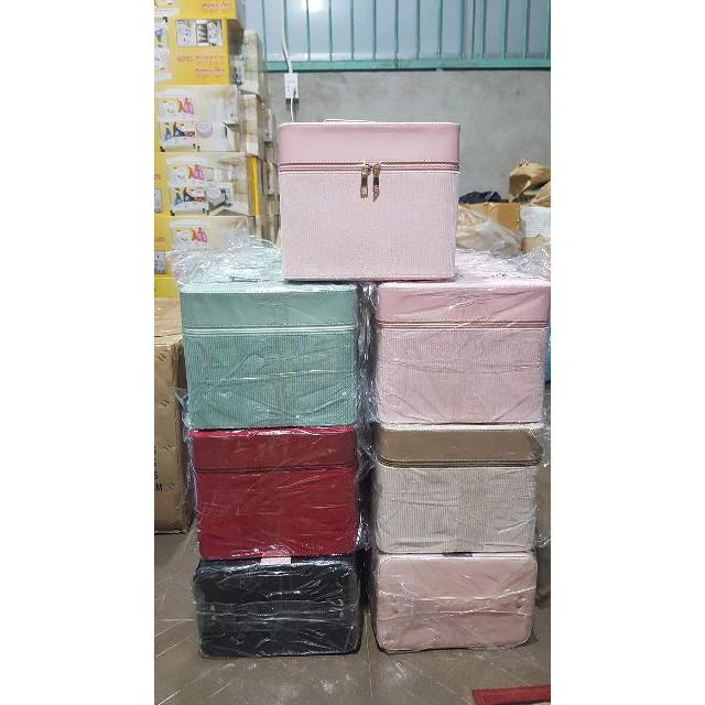 Cốp nhung đựng đồ nail.mi